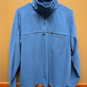 L.L. Bean Men's Zip-Up Sweater in Blue